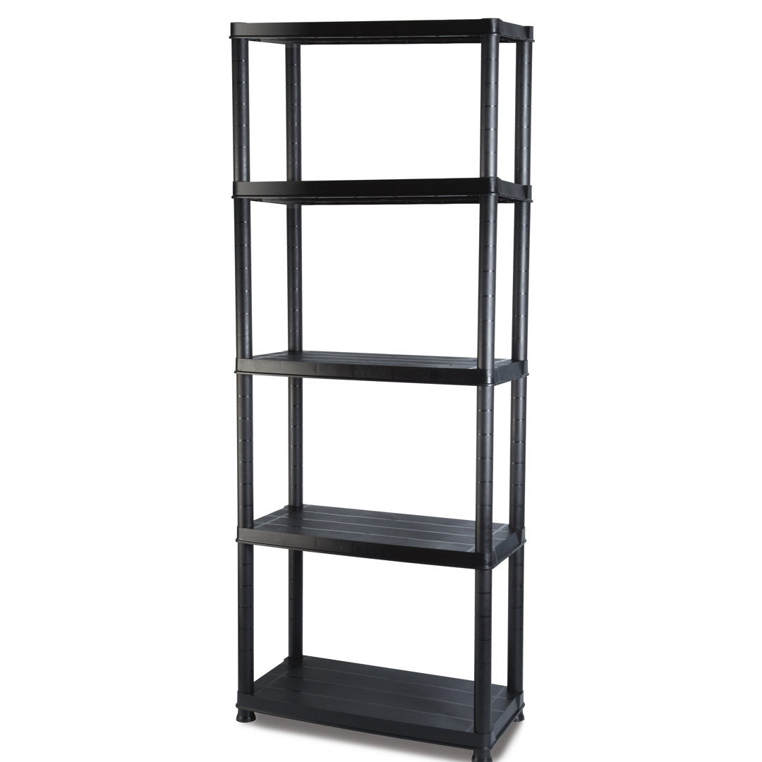 Plastic 170cm 5 Shelf Shelving Unit