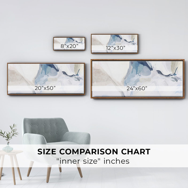 Fresh Air IV- Framed Canvas, 24" H x 60" W