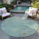 Machine Washable Indoor/Outdoor Cinead ACN1710 Seafoam Rug