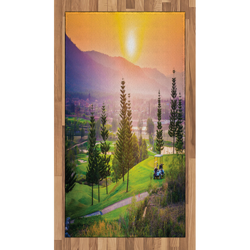 Farm House High Density Long Fiber Poly Threads Decorative Area Rug Carpet, Rectangle 2'7" x 5'