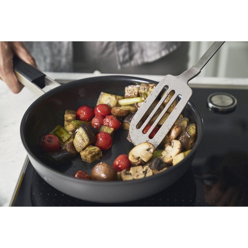 ZWILLING Pure 9.5-Inch Stainless Steel Ceramic Nonstick Fry Pan, Green, Gray, 11"