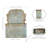 Vintage Metal Wall Planter for Outdoor/Indoor Plants,Faux Plants & Flowers,Wall Storage Basket for Letters Post Cards-888114248