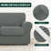 Textured Grid Soft Stretch Separate Box Cushion Sofa Slipcover
