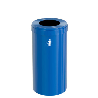 Steel Open Outdoor Trash/Recycling Bins