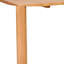 Table de salle à manger 79 "en bois massif naturel