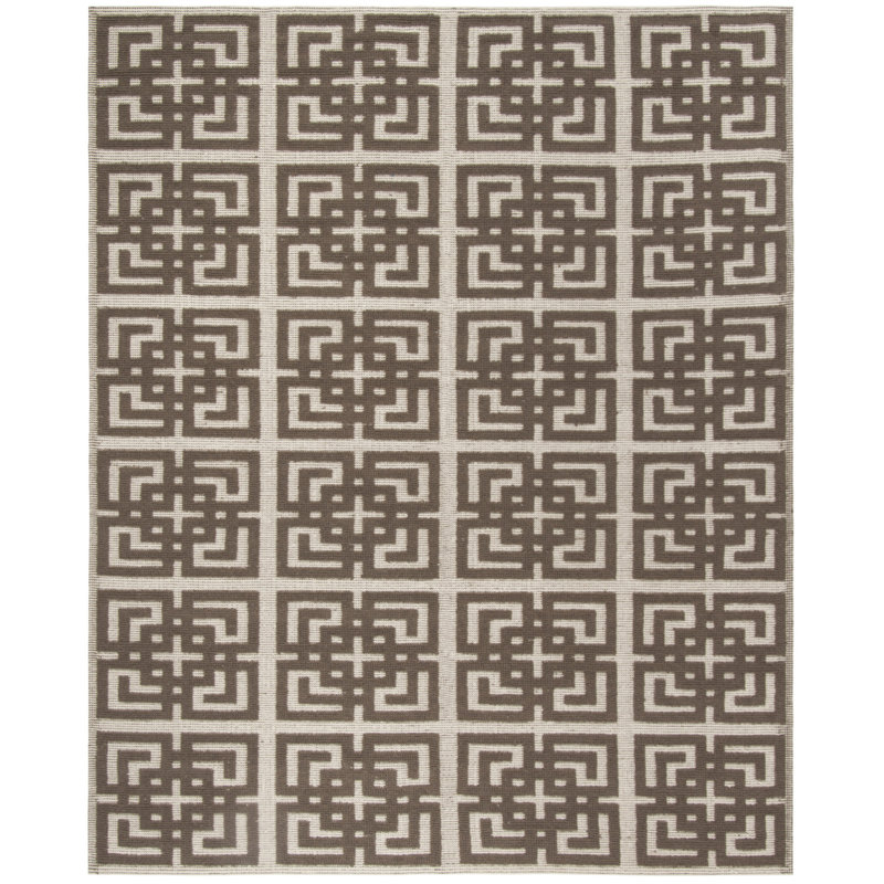 Martha Stewart Puzzle Hand Woven Wool Geometric Rug, Rectangle 8' x 10'