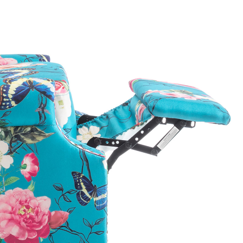 Fauteuil inclinable manuel standard, Paon bleu