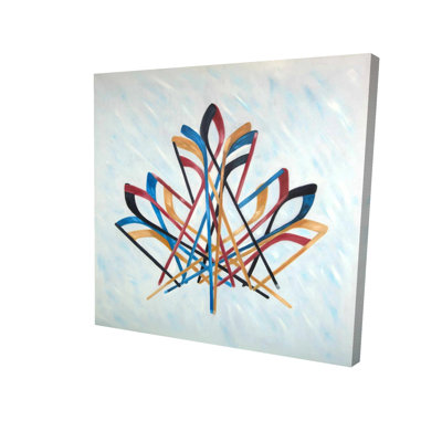 Canadian Hockey Seasons Illustrative Canvas | Home Decor