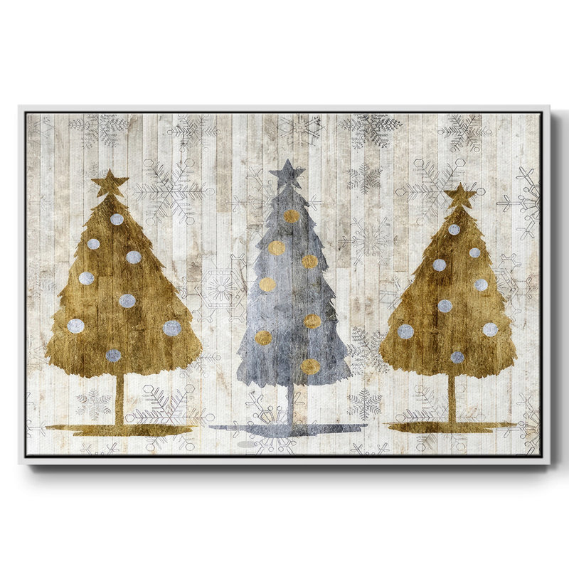 Soph Sophical Christmas Collection A, reproduction d'art sur toile, H 17 po x l 25 po x P 1,5 po, Cadre blanc