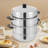 3 Tier Stainless Steel Steamer Pot