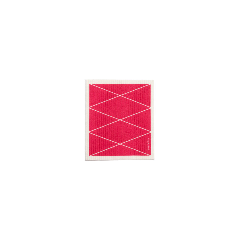 Cotton Dish Cloth, Cherry