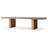 Gray Rectangular Solid Wood Dining Table-595639374