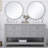 Krish 60'' Double Bathroom Vanity with Top-1094172261