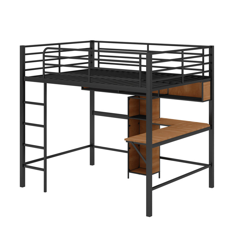 Lit mezzanine double pour enfants Addora