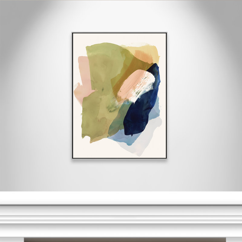 Brush and Whisper II Print by , Silver Floater, 49.5" H x 37.5" W