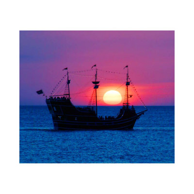 Sunset Trees by Scott J. Menaul - Unframed Graphic Art Print on Metal -  Menaul Fine Art, 724131682873men-311-HM