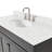 Hamlet 54.25 " W Freestanding Standard Free Standing 1 Single Vanity Bathroom Vanity With Carrara Quartz Top-94003682