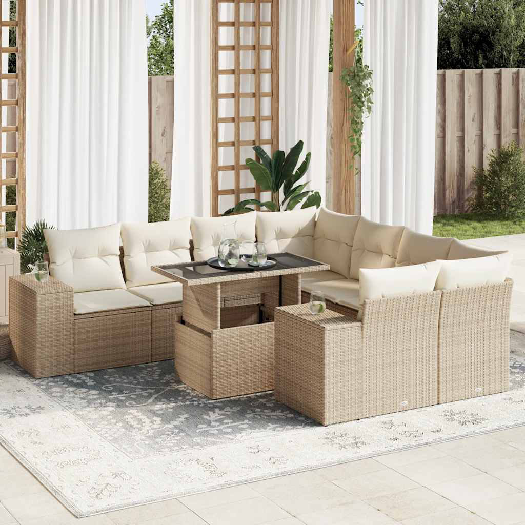 Gartensofa Braniyah mit Kissen