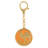 Feng Shui Import 2'' W Gold/Orange Key Chain
