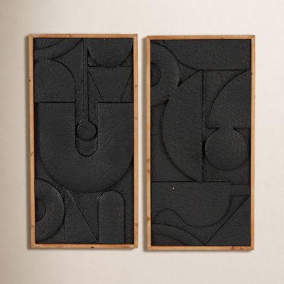 Metal Geometric Dimensional Wall Art