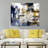 Abstract Nadando, Modern & Contemporary Blue by Oliver Gal - Graphic Art on Canvas-1458135101-1360895069