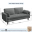 2 Seater Linen Loveseat-124635769
