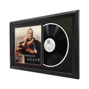 The Notorious B.I.G. "Born Again" Framed Record with Mat