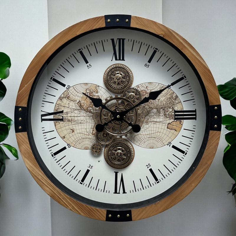Solid Wood Wall Clock