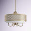 Lustre tambour 5 lumières à abat-jour Mance-2066007445