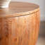 Table basse 31,50 "en forme de seau de style rétro avec fonction de rangement