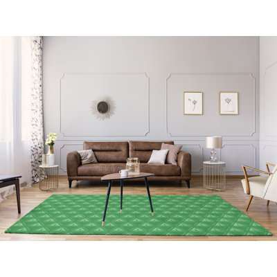 Chenille Geometric Indoor Rug