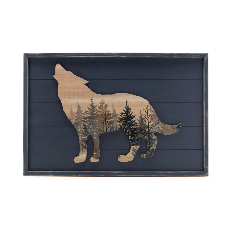 Handmade Rustic Wall Decor, 23.9" H x 36.02" W x 1.22" D