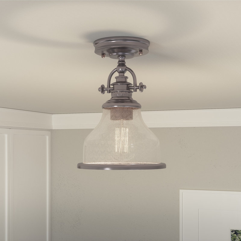Plafonnier semi-encastré 1 lumière 8 po Quoizel