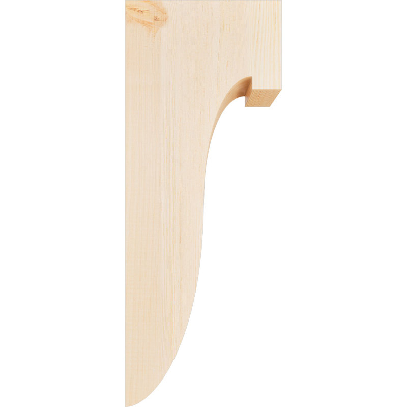 Del Monte Corbel, H 26 po x l 5,5 po x P 10 po, Sapin de Douglas, Lisse