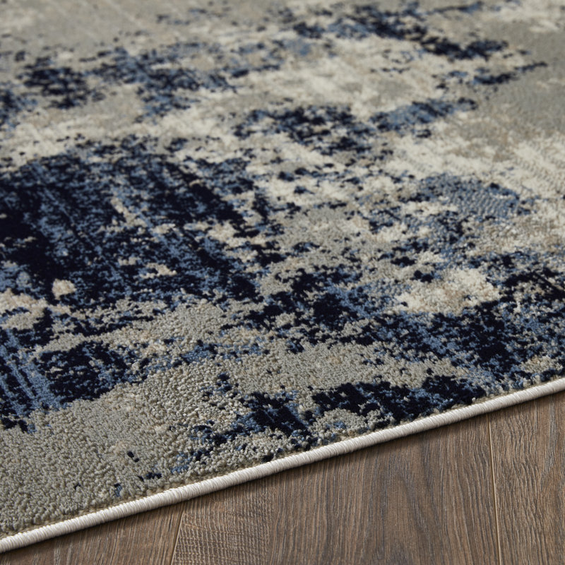 Shawnya Abstract Indoor Rug, Rectangle 5' x 8'