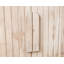Buffet de rangement courbé rétro avec grandes poignées en bois-326864569