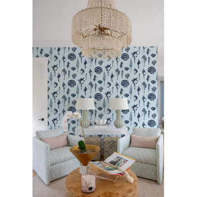 Sullivan’s Island Shells Serene Wallpaper by Megan Molten