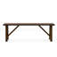 Banc en bois massif rustique avec finition en noyer rustique 1pc