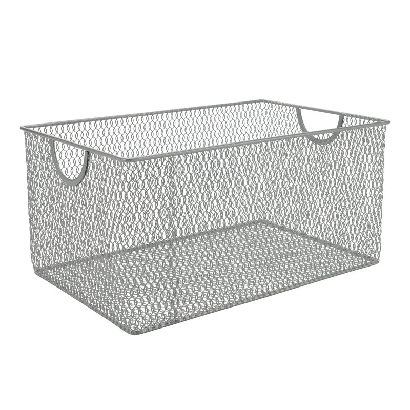 Boîte en métal, H 6 po x l 13,25 po x P 8,5 po