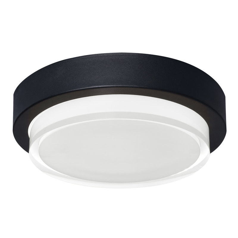 LED Flush Mount, 2.5" H x  9" W x 9" D