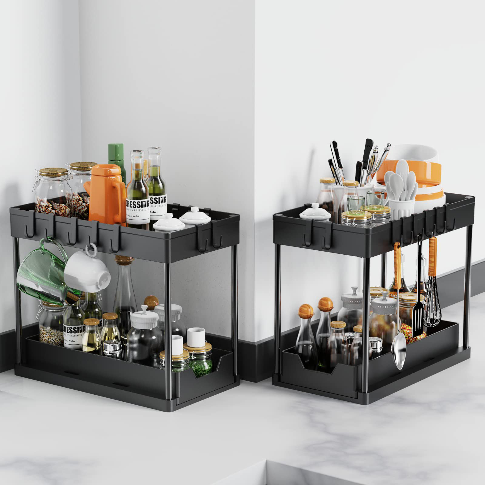COOREL Plastic Under Sink Organizer Wayfair