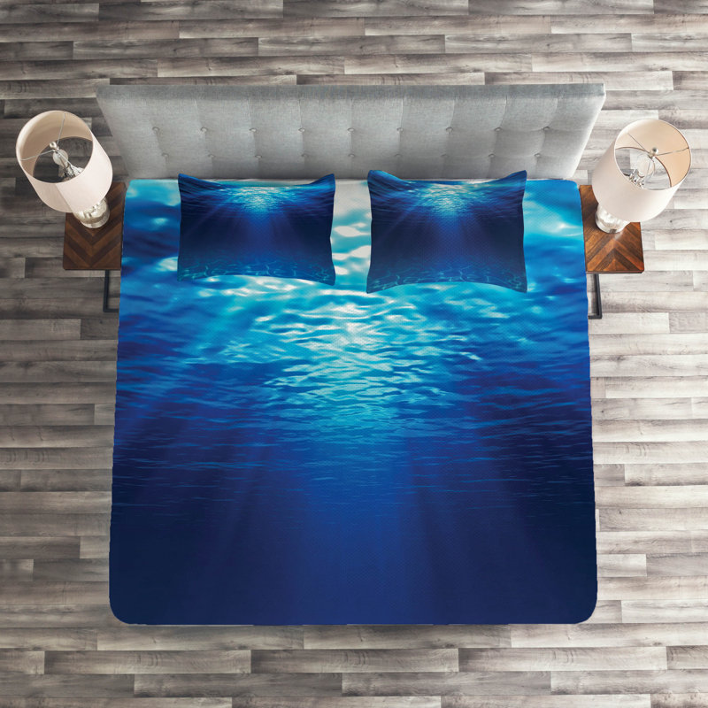 Hypnotic Coastal Polyester Coverlet