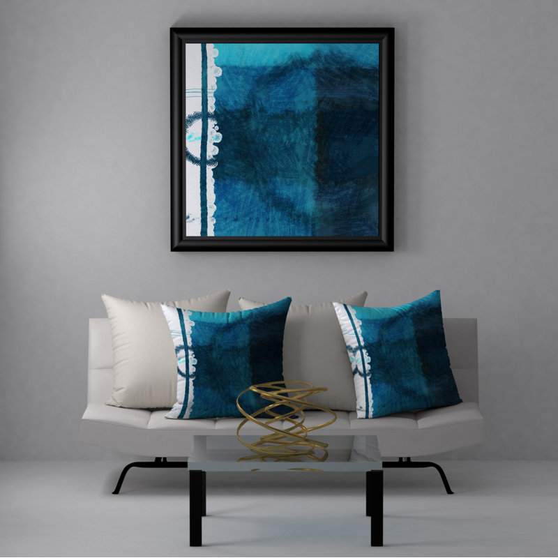 Housse de coussin carré et insert, H 20 po x l 20 po