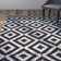 Harlow Hand Woven Cotton Geometric Rug