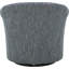 Fauteuil demi-tonneau pivotant en polyester 30,5 po Anstett-142307580