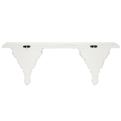 Anais Fir Bracket Shelf with Adjustable Shelves