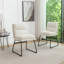 Chaises contemporaines rembourrées, ensemble de 2-2116027441