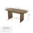 70.9'' W Solid Oak Executive Computer Desk