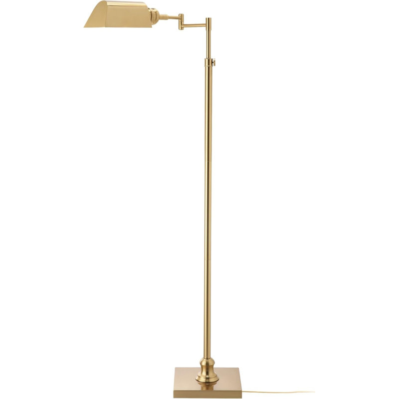 "Atayal Arcadia - Pharmacy Floor Lamp, Full Range Dimming, Swing Arm Task Lamp, E26 Socket, Bulb Replaceable, Adjustable Height 47” To 55”, 360° Rotatable Shade, All-Metal Design, (Bulb Not Included.) "