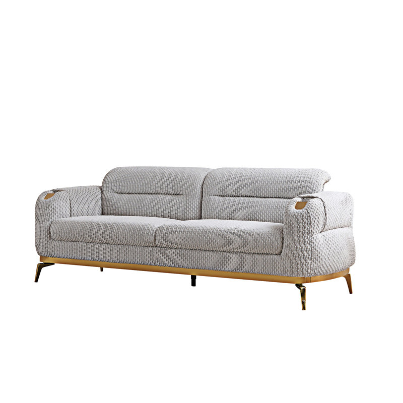 Canapé moderne en bois, Gris